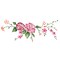 Rose Spray Wall Stencil Border | 057 by Designer Stencils | Floral Stencils | Reusable Art Craft Stencils for Painting on Walls, Canvas, Wood | Reusable Plastic Paint Stencil for Home Makeover | Easy to Use & Clean Art Stencil